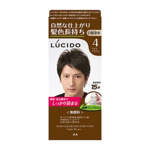 LUCIDO Hair Color One Push Type Light Brown (Quasi-drug) Agent1 50g / Agent2 50g