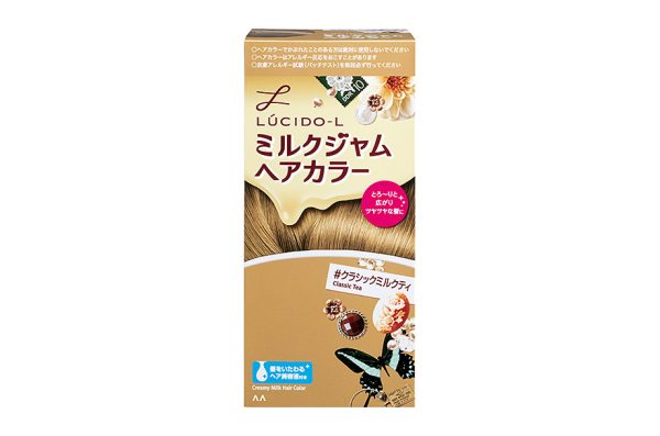 LUCIDO-L Creamy Milk Hair Color #Classic Tea (Quasi-drug) Agent1 40g / Agent2 80ml / After Color Serum <Hair treatment> 5g