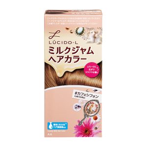 LUCIDO-L Creamy Milk Hair Color #Cafe Chiffon (Quasi-drug) Agent1 40g / Agent2 80ml / After Color Serum <Hair treatment> 5g