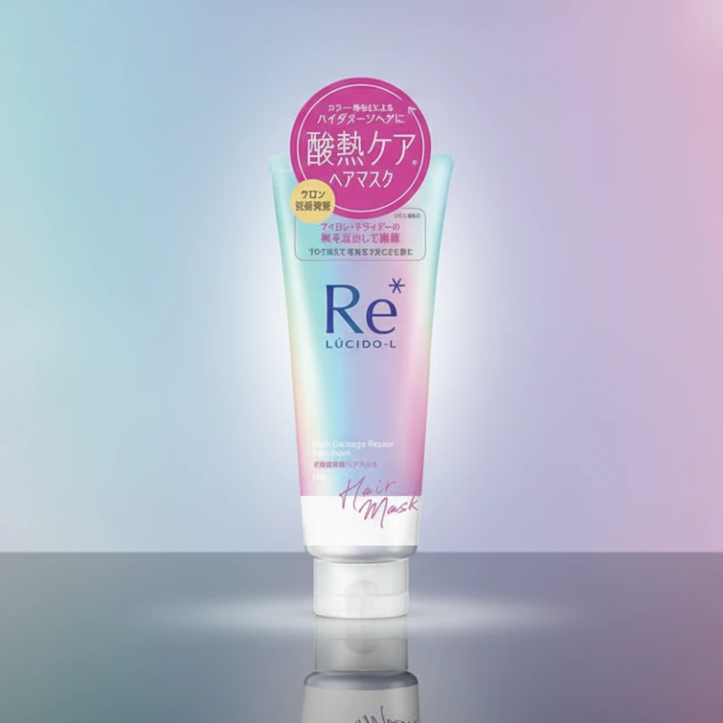 LÚCIDO L Re* High Damage Repair Hair Mask (Acid Heat Care), Hair Mask, made in Japan – repairing high damage (from coloring and heat styling) utilizing heat activated technology for Bangladesh Market.