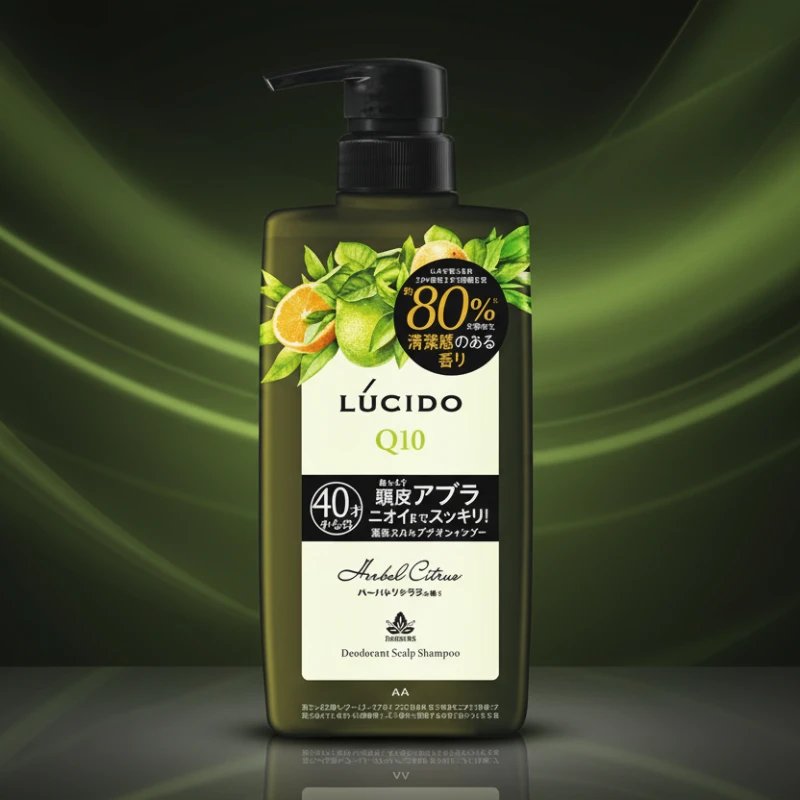 LÚCIDO Q10 Deodorant Scalp Shampoo, Herbal Citrus, Hair Care, made in Japan – deodorizing and removing scalp oil and odor for Bangladesh Market.