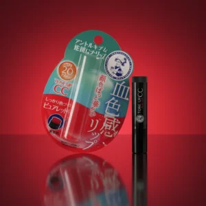 Mentholatum Tone Up CC Lip (Pure Red), Lip Care/Cosmetics, made in Japan – color correction, uv protection (spf 20 pa++), and rich color tint for Bangladesh Market.