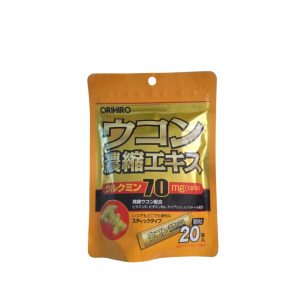 ORIHIRO Turmeric Concentrated Extract Granules – 20 Sticks