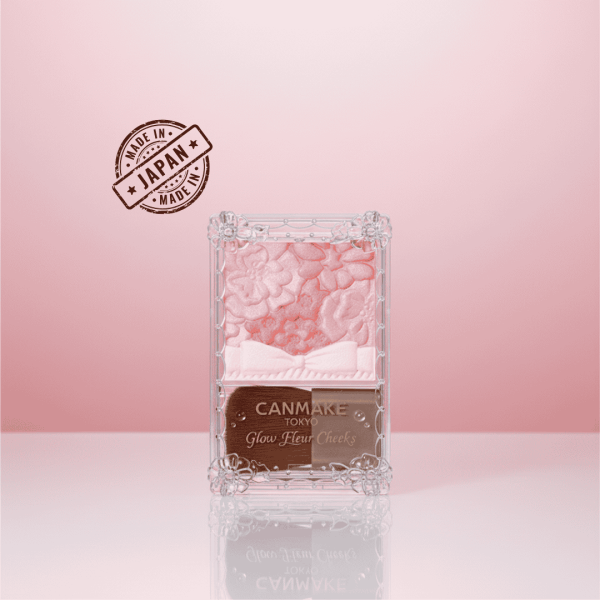 Canmake Glow Fleur Cheeks ( Blend Type) B02(Rose Ballerina)