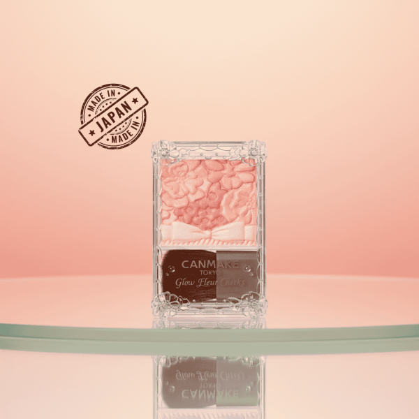 Canmake Glow Fleur Cheeks ( Blend Type) B01( Cotton Coral)