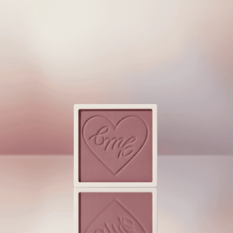 B*me Heart Embossed Pressed Powder (Blush/Cheek Color), Cosmetics/Face Makeup, made in Japan – adding color and definition to the cheeks for Bangladesh Market.