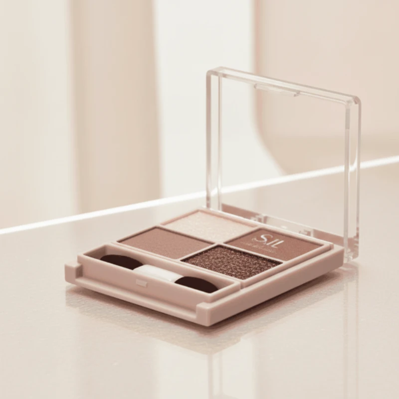 Quad Eyeshadow Palette, Cosmetics, made in Japan – enhancing eye appearance for Bangladesh Market.