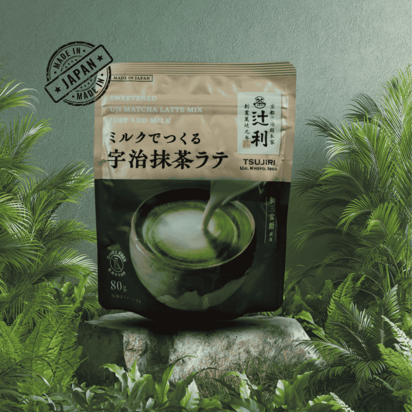 Tsujiri Sweetened Uji Matcha Latte Mix (80g)