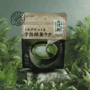 Tsujiri Sweetened Matcha Chai Latte Mix (80g)