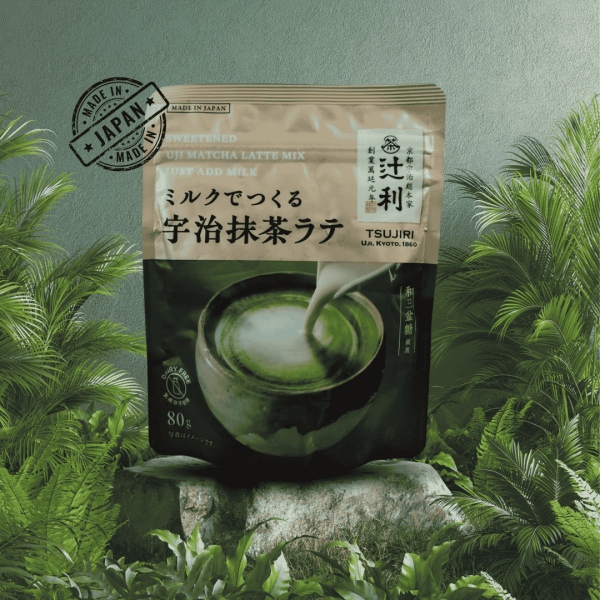Tsujiri Sweetened Matcha Chai Latte Mix (80g)