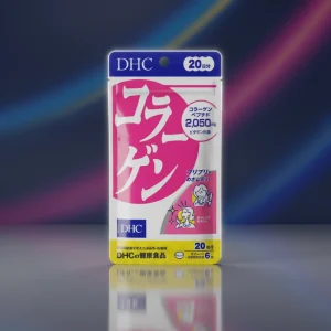DHC Collagen 20 Day Supply, Nutritional Supplement, made in Japan – promoting skin elasticity, plumpness, and youthful appearance for Bangladesh Market.
